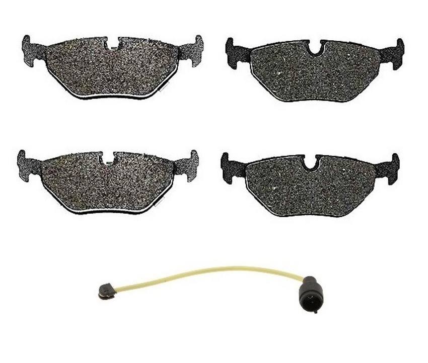 BMW SAAB Brakes Kit - Brembo Pads Rear (Ceramic) (with Sensor) 5058110 - Brembo 2372399KIT